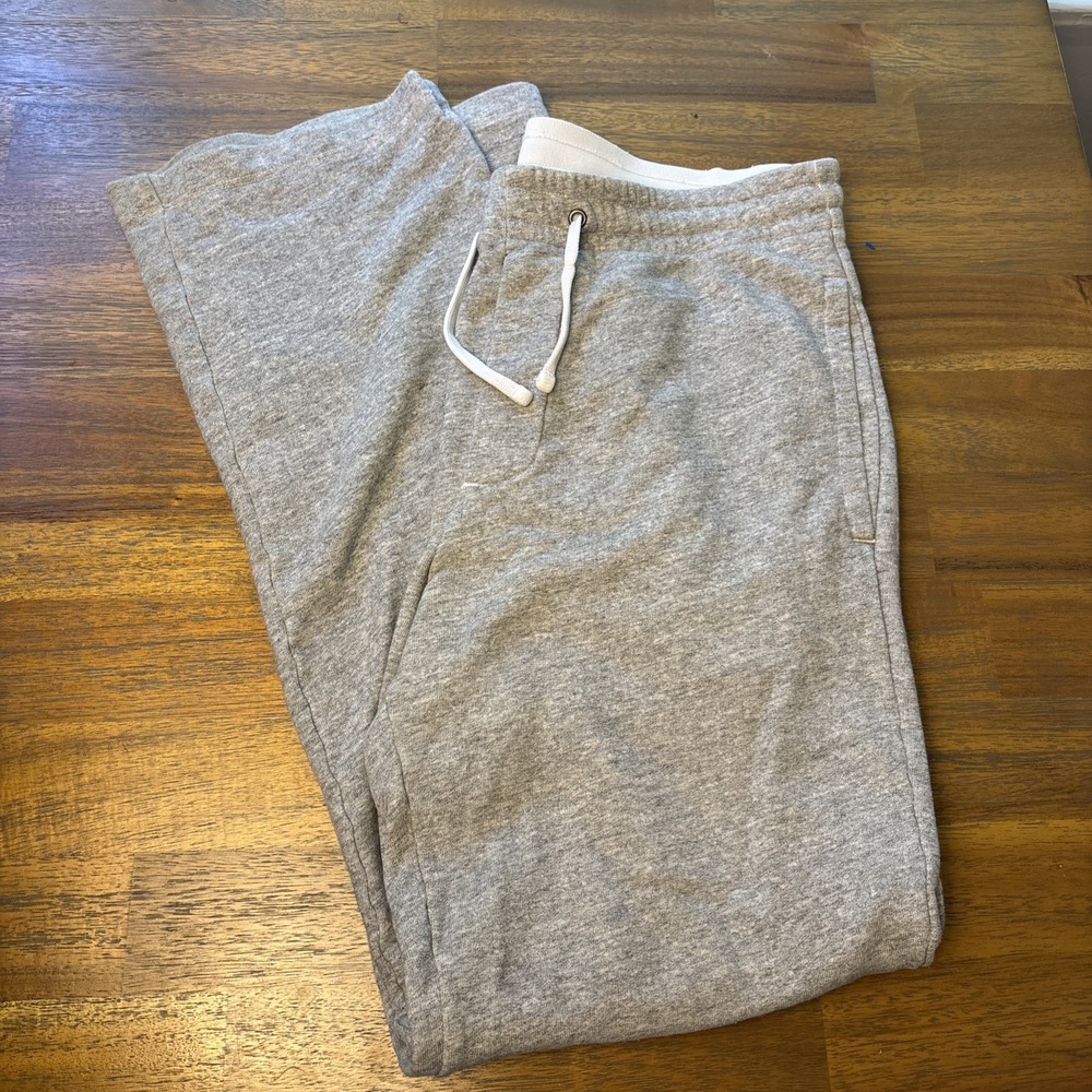 James Perse Mens Joggers Grey Medium Sweatpants Drawstring Pants Size 2
